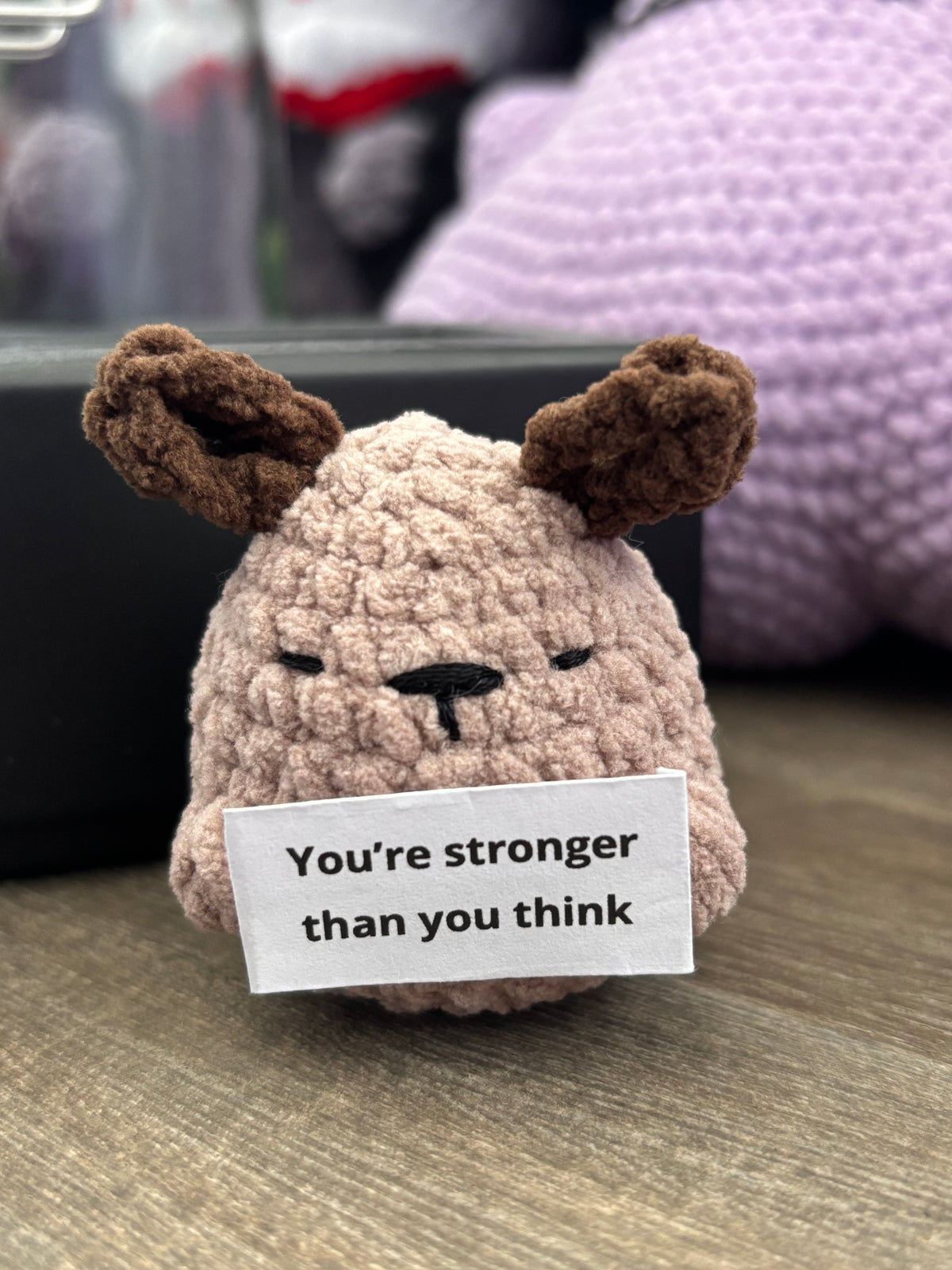 Positive Dog - Mini Affirmation Plushie