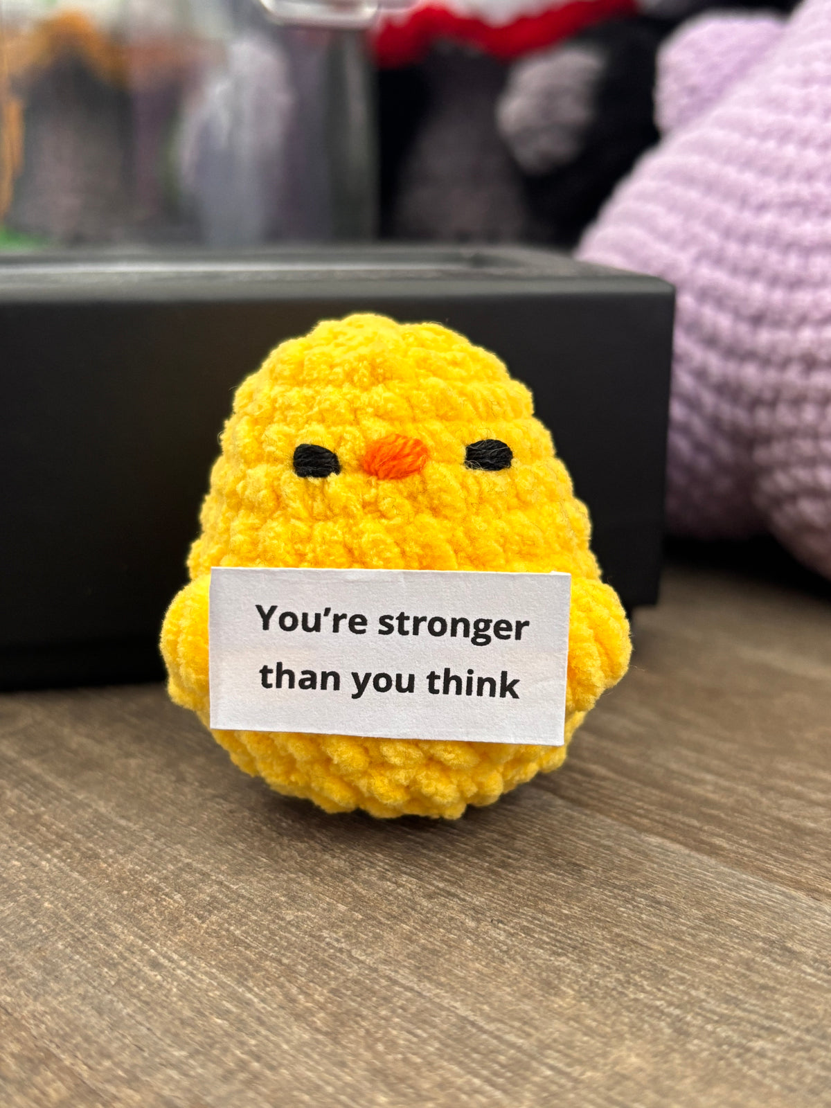 Positive Chicken - Mini Affirmation Plushie