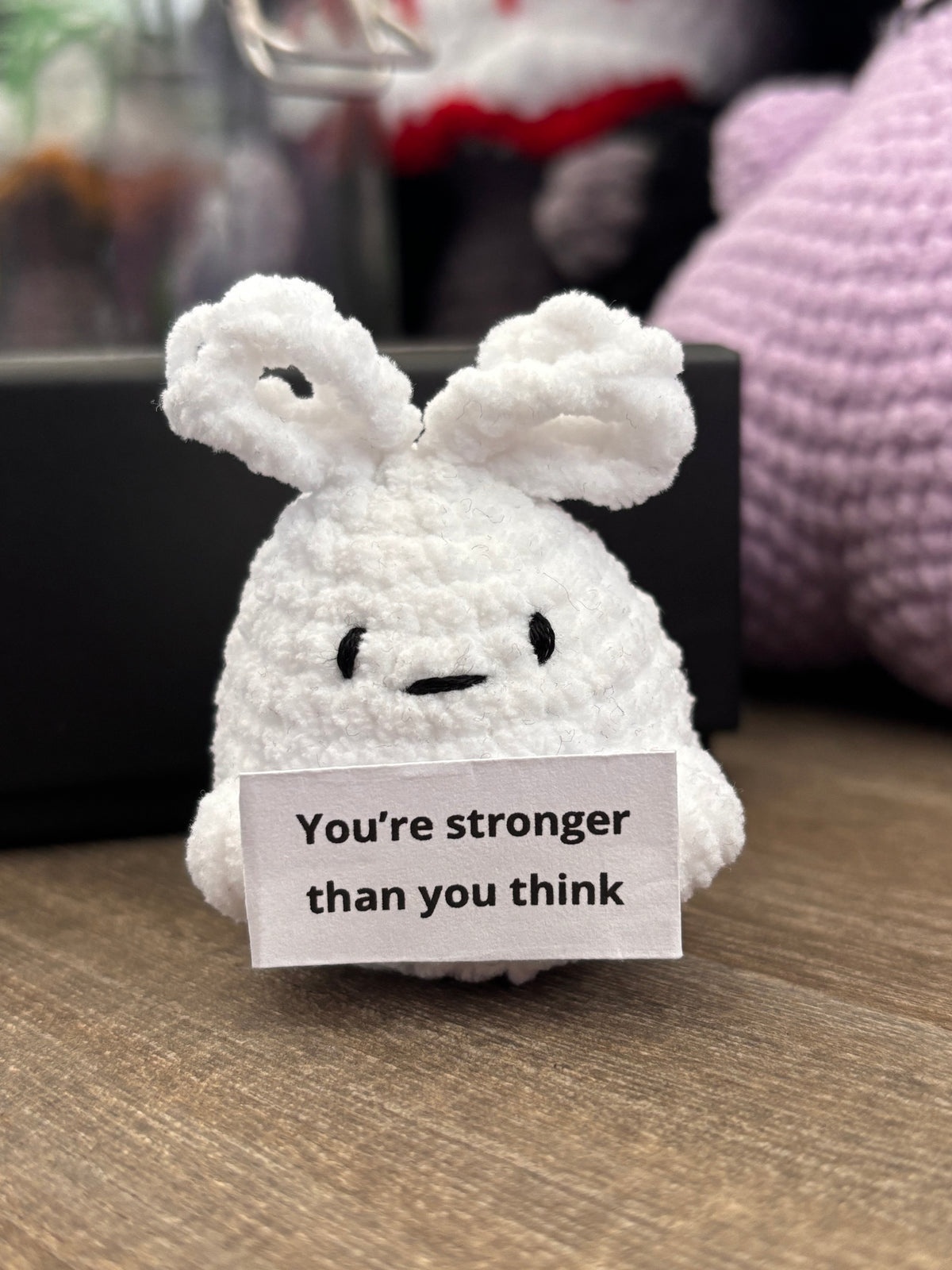 Positive Bunny - Mini Affirmation Plushie
