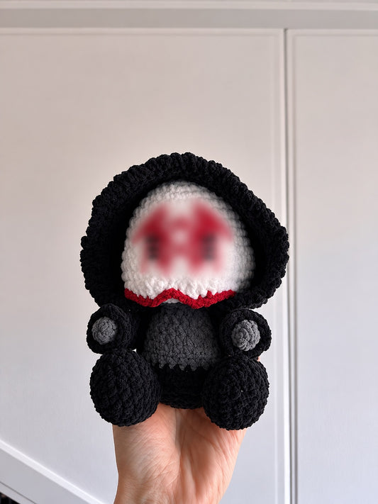 Mini Grim Reaper plushie Black/Red