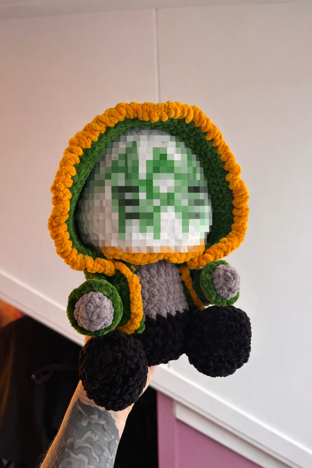 Grim Reaper plushie Green/Gold
