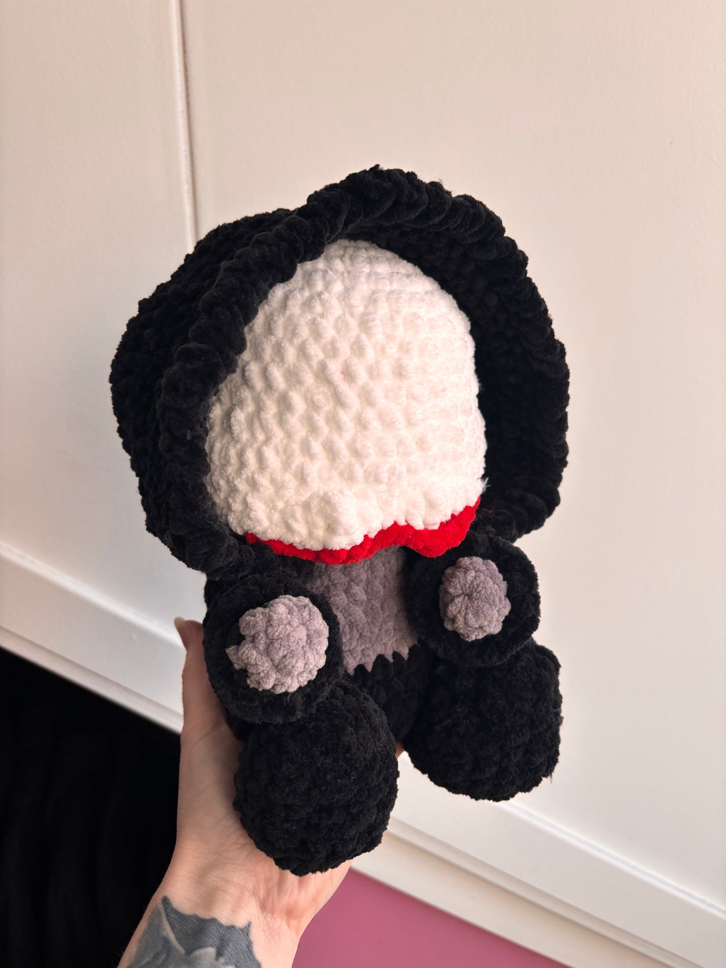 Grim Reaper plushie Black/Red