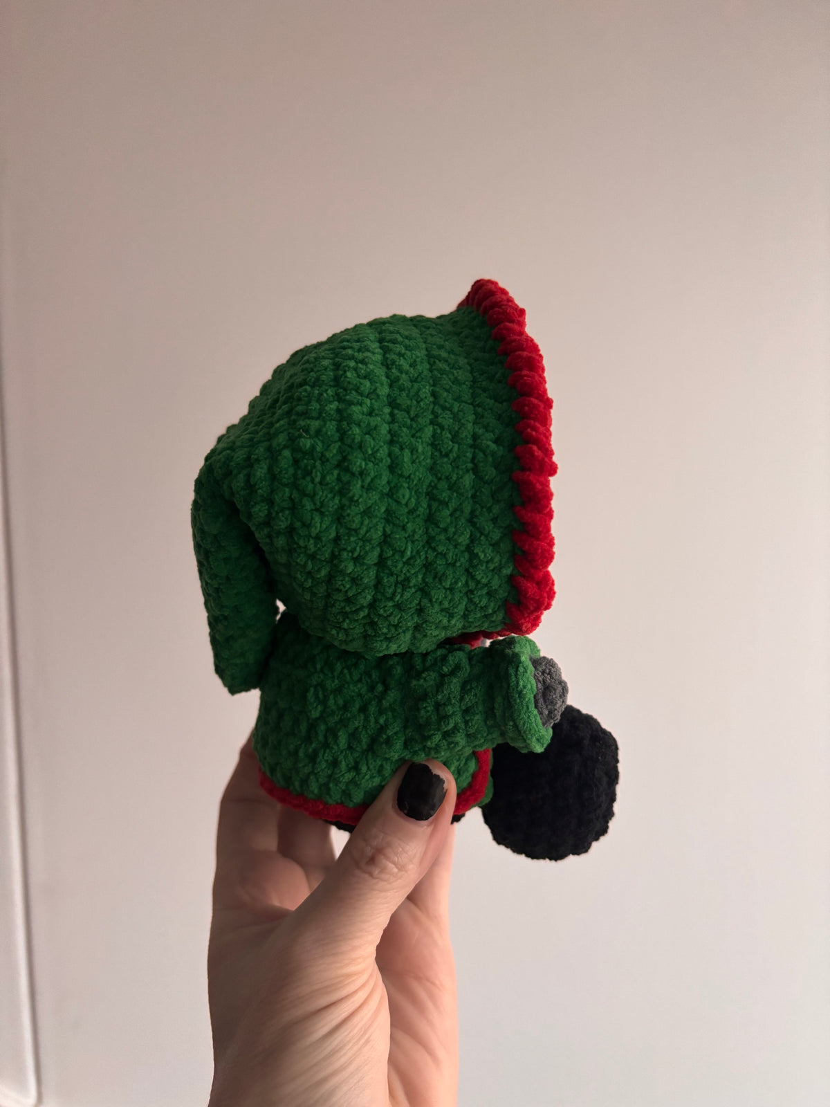 Mini Grim Reaper plushie Christmas Edition