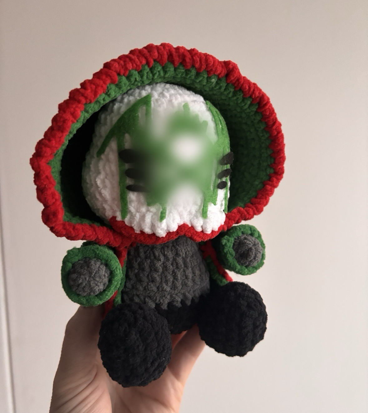 Mini Grim Reaper plushie Christmas Edition